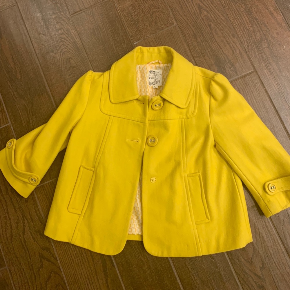 Mustard Yellow Tulle jacket